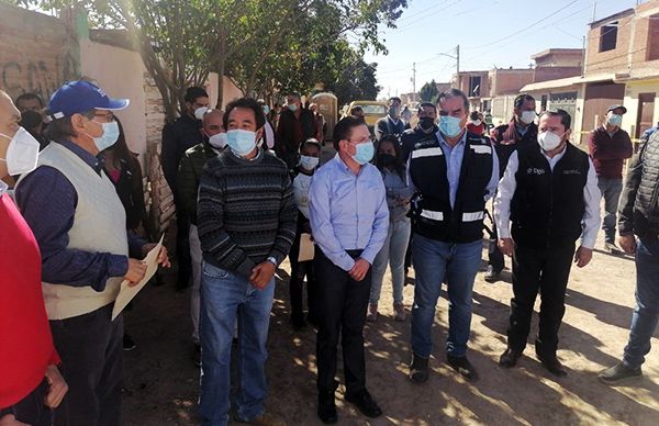 Antorcha y gobierno inician obras para colonia Luz del Carmen