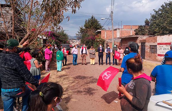 Ciudadhidalguenses inician el año con arranque de obra