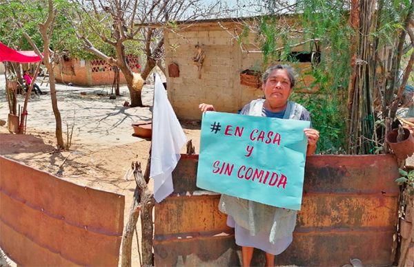 Pobladores de Tejaluca se encuentran sin empleo y sin alimentos