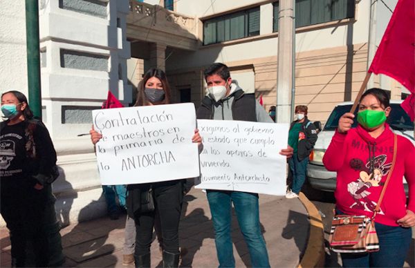 Antorcha se manifestará frente a Palacio de Gobierno, en Hermosillo