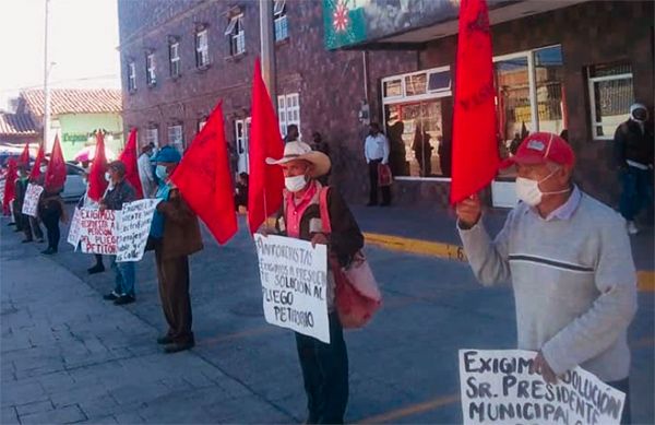 Campesinos antorchistas son olvidados por Alejandro Tenorio