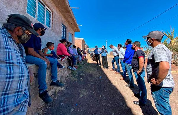 Gestionan colonos la reparación de red de agua potable