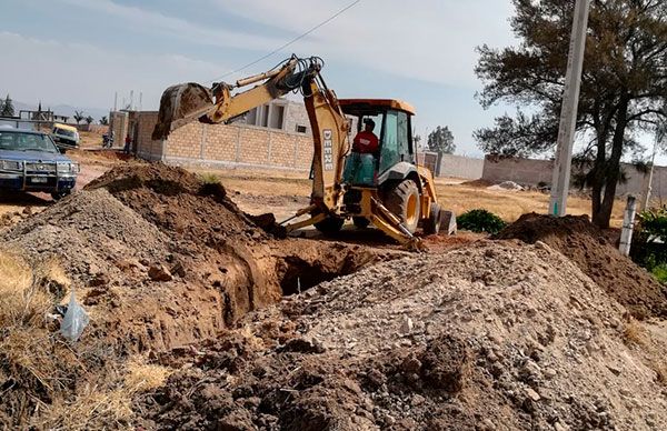 Con más de un millón de pesos, continua obra de drenaje en Maravatío