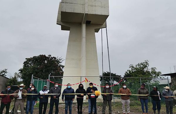 Inauguración del sistema de bombeo en Augusto Gómez Villanueva