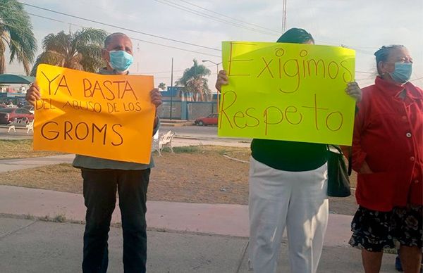 Mujeres protestan contra abusos policiales en Matamoros