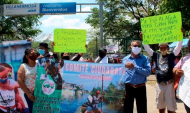 50 mil tabasqueños exigen a AMLO plan hídrico contra las inundaciones