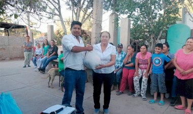 Por gestión de Antorcha familias de Sonora reciben apoyos alimenticios