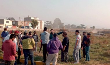 Chalquenses organizados con el Movimiento antorchista gestionan construcción de preparatoria