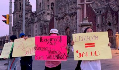 Estudiantes exigen a SEP acelerar vacunación contra covid-19 previo al regreso presencial a clases