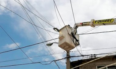 Antorcha logra luminarias para colonia Mariel de Iztapalapa