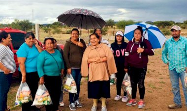 Tras gestoría ante el ayuntamiento de Súchil, Antorchistas reciben apoyos alimentarios 