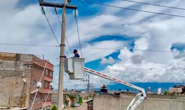 Antorcha gestiona alumbrado público para seguridad de los habitantes 