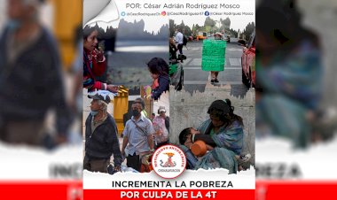 México no debe vivir de ilusiones y engaños, se incrementa la pobreza por política fallida de la 4T