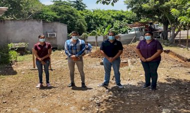 Avanza construcción en escuela Antorchista de Medellín.