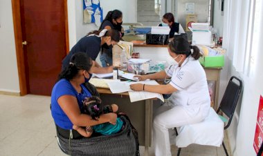 Construyen techado en clínica de San Miguel del Progreso