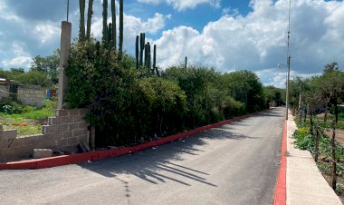 Finaliza pavimentación en calle Ponciano Arriaga: Ayuntamiento de Armadillo