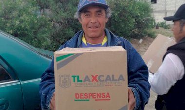 Campesinos de Tlaxcala reciben despensas