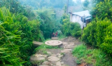 Calle en Xaltepuxtla en pésimas condiciones