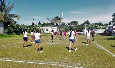 Deporte es tarea importante y cotidiana en La Antorcha