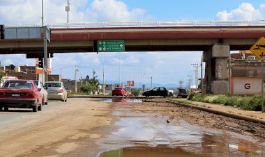 Empeora condición de calles y carreteras en Zacatecas