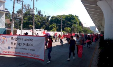 Anuncian antorchistas marcha para pedir audiencia con gobernador de Jalisco