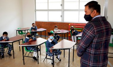 Inauguramos aula regional en primaria de Santa María Nativitas