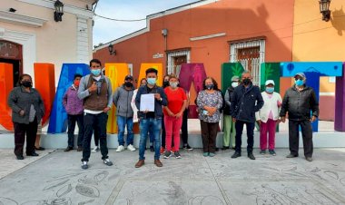 Entregan antorchistas pliego en Huamantla