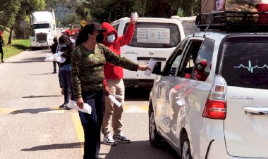 Cooperan automovilistas con el Movimiento Antorchista