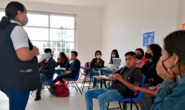 Realizan foro de prevención del embarazo, métodos anticonceptivos y derechos sexual en EPO 356 de Tenancingo