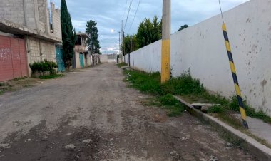 Sin obra pública en las colonias de la capital