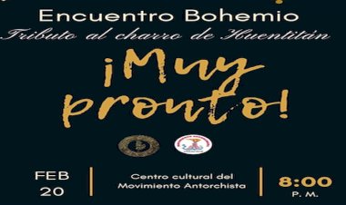 Próximamente, encuentro bohemio en honor al charro de Huentitán