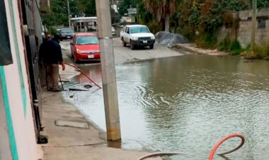 Por gestión de Antorcha reparan fuga de aguas negras en CD Victoria