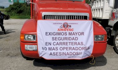 Paro nacional de transportistas, exigen seguridad en carreteras