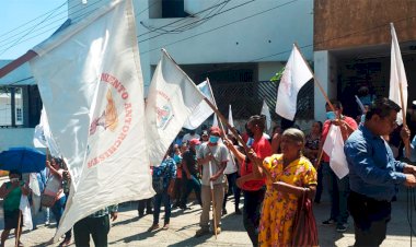 El jefe de la CEV niega agua a los antorchistas de Tantoyuca 