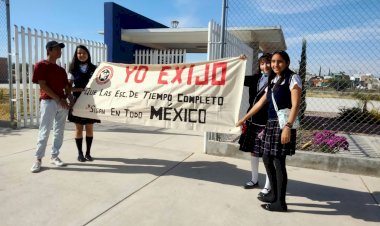 Alumnos de telebachillerato reprueban la eliminación del PETC