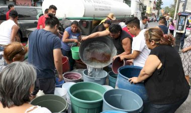 Victorenses sufren desabasto de agua