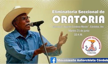 Antorchismo Cordobés realizará eliminatoria seccional de Oratoria