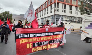 Exigimos libertad para el compañero Domingo Ortega