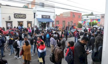 Solidaridad con la manifestación universitaria de la UASLP