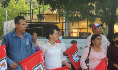 Inicia obra de agua potable en comunidad de Tecomatlán