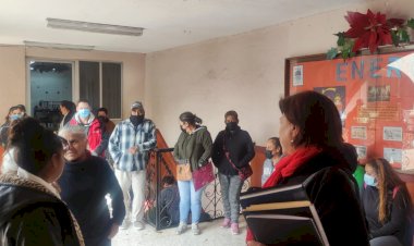 Vecinos de Matehuala,SLP, se manifestaron ante el ayuntamiento