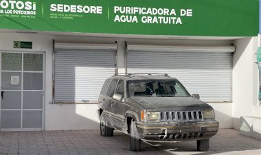 Desperdiciadas y sin utilizar las purificadoras de agua, en Charcas, SLP