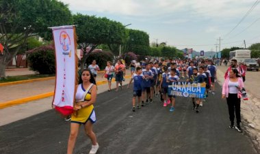 Algarabía oaxacaqueña, presente en el arranque de la  XXI Espartaqueada Deportiva