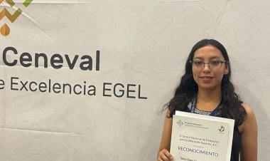 Moradora de la Casa del Estudiante Sonorense recibe Premio Ceneval de Excelencia