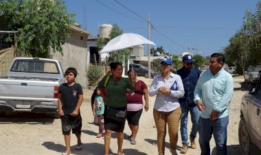 Antorcha gestiona progreso para la colonia Gastélum