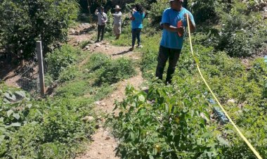 Inician trabajos topográficos de drenaje en la colonia Antorcha Popular