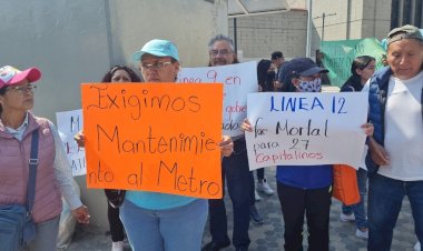 Colonos y estudiantes de la CDMX exigen mantenimiento urgente a todas líneas del Metro