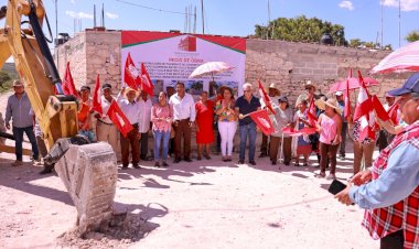 Inician pavimentación en Huejonapan, Puebla