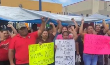 Huelga en Caterpillar, obreros piden aumento salarial