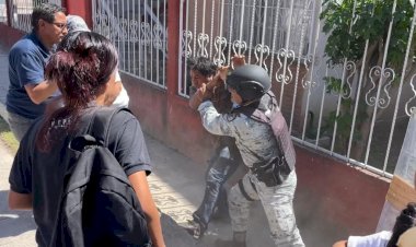 Guardia Nacional y CFE golpean a los antorchistas